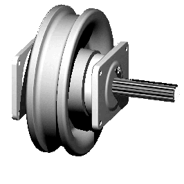 Direct Drive Crane Wheel Assembly